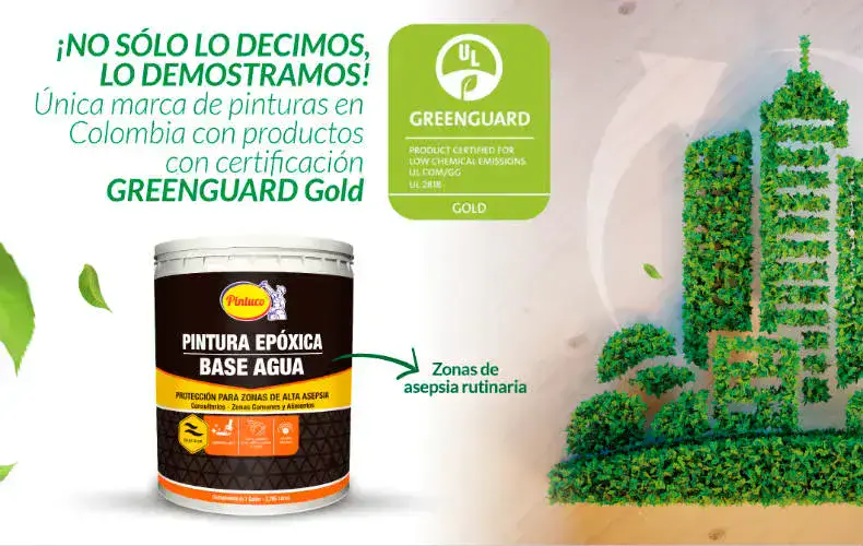 Pintura Pintuco recibió la certificación GREENGUARD Gold