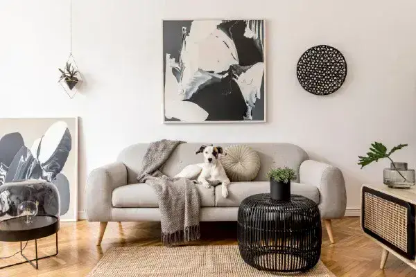 El minimalismo como clave en la decoración de salas pequeñas y modernas