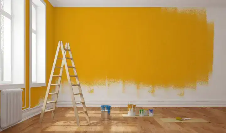 Paso a paso para pintar una pared interior con color